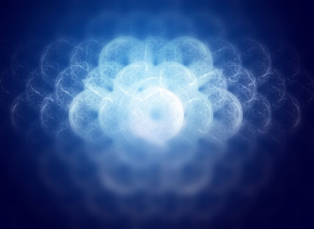 Blue abstract background for creative design
