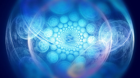 creative background with blue defocused effect