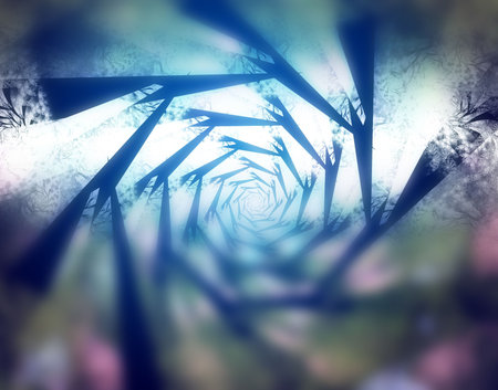 creative background with blue defocused effect