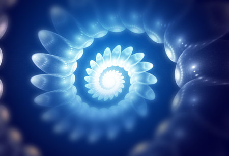creative background with blue defocused effect