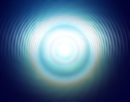 creative background with blue defocused effectの写真素材