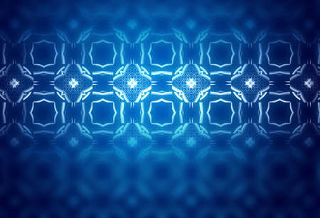 creative background with blue defocused effectの写真素材