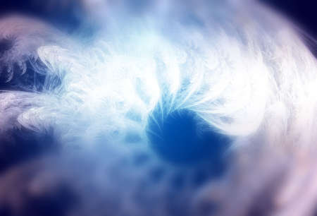 creative background with blue defocused effectの写真素材