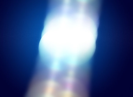 creative background with blue defocused effect