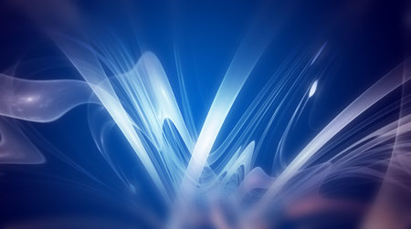 creative background with blue defocused effectの写真素材