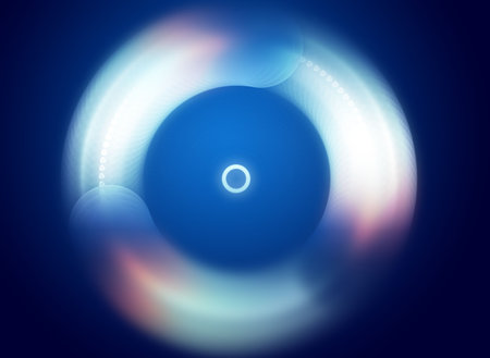 creative background with blue defocused effect