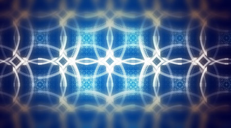 creative background with blue defocused effectの写真素材