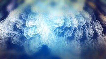 creative background with blue defocused effectの写真素材