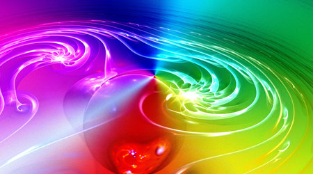 Rainbow background for modern composition.の写真素材