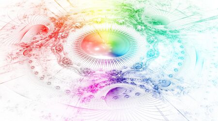 Rainbow background for modern composition.の写真素材