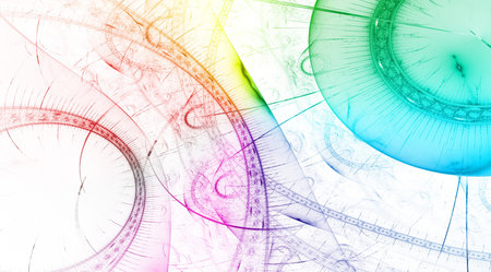 Rainbow background for modern composition.の写真素材