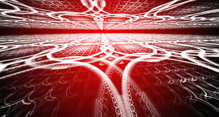 Christmas background. Abstract design. Red and white.の写真素材