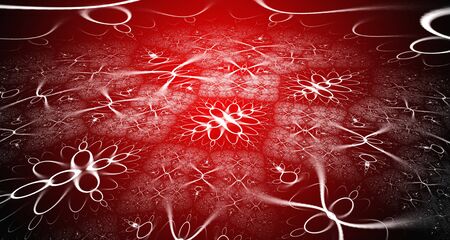 Christmas background. Abstract design. Red and white.の写真素材