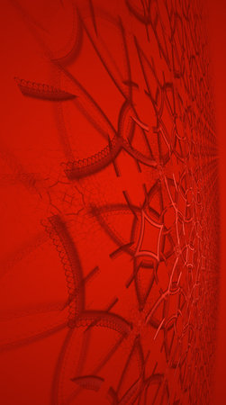 Christmas background. Abstract design. Red and white.の写真素材