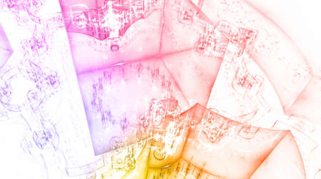 Colored background for elegant design cover or modern composition.の写真素材
