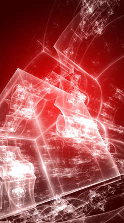 Christmas background. Abstract design. Red and white.の写真素材