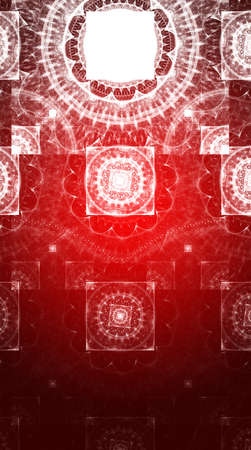 Christmas background. Abstract design. Red and white.の写真素材