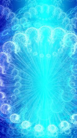 Blue light backgroundの写真素材