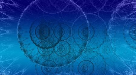 Blue light backgroundの写真素材