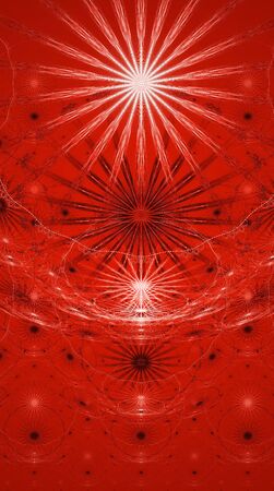 Christmas background. Abstract design. Red and white.の写真素材