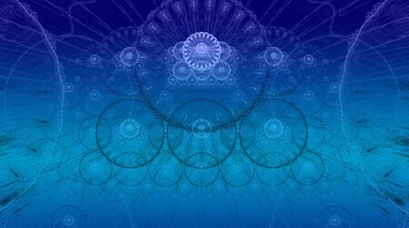 Blue background, abstract designの写真素材