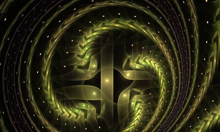 background design made with light linesの写真素材