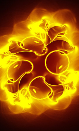 FIre abstract background, Power design with light effects