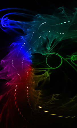 creative background color with rainbow effectの写真素材