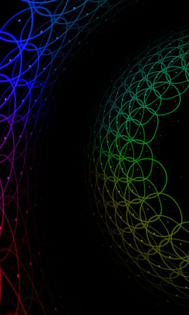 creative background color with rainbow effect