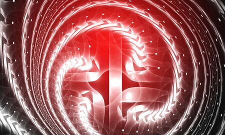 mystical background bright red. Abstractの写真素材