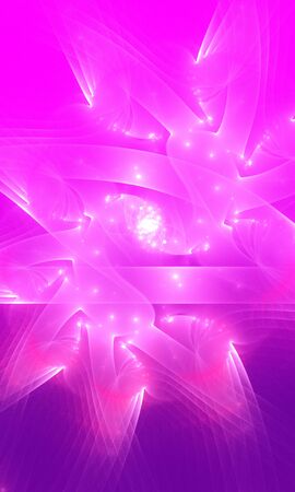 Abstract purple waves and random circles, backgroundの写真素材