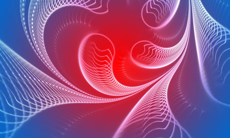 Blue and red abstract background. Fade effect newの写真素材