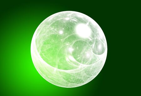 Ecological background. Abstract design. Green and whiteの写真素材