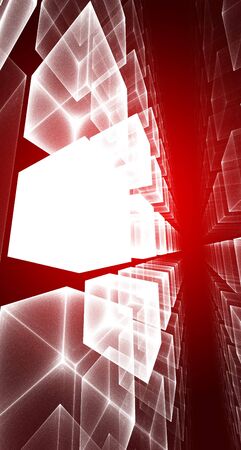 Christmas background. Abstract design. Red and white.の写真素材