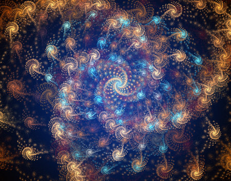 Design background with creative colors and beauty effects.