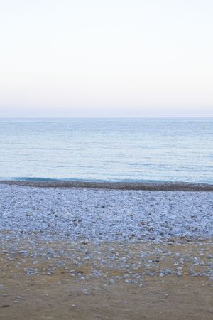 Gorgeous spanish Beach in Summertime, Altea Spainの写真素材