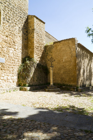 Piedra Bermeja Castle, In S. XII became fortified palace of feudal lords more like that of warriors.の写真素材