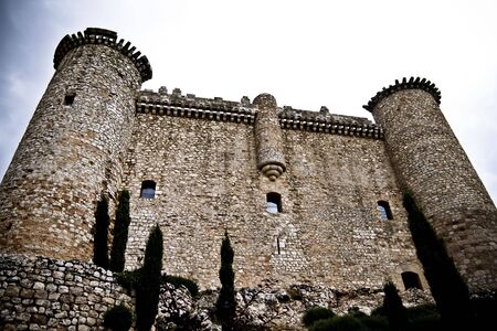 Torija´s Castle in Spain, medieval building.の写真素材