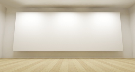 3d room with white backdrop, clean spaceの写真素材