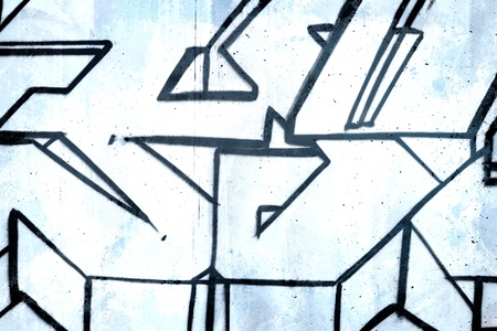 3d letters over old dirty wall, urban hip hop background Gray texture painted with bright colorfulのeditorial素材