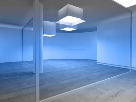 Waiting room in a hospital or clinic with empty spaceの写真素材