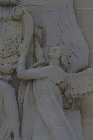 Angels.Cerro de los Angeles is located in the municipality of Getafe, Madrid. It is considered the geographic center of the Iberian Peninsulaの写真素材