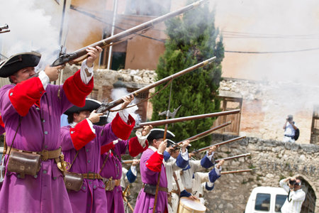 Succession  War September 4, 2010 in Brihuega, Spain