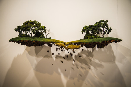 Exhibition.Begin 2014 ARCO, the International Contemporary Art Fair in Madrid, Spainのeditorial素材