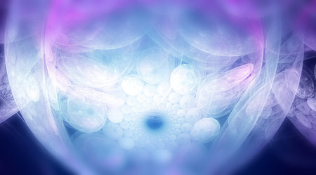 Abstract fractal texture, wisps and lights, Background design of dreamy forms and colors on the...