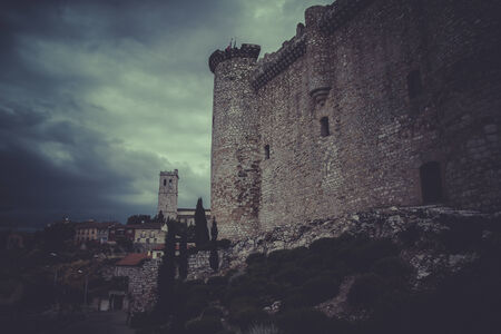 Stronghold, Medieval castle, spain architectureのeditorial素材