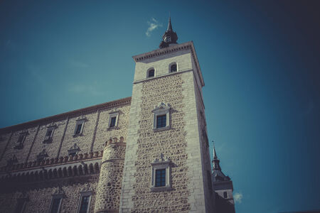 Alcazar of Toledo, military fortress destroyed during the Spanish Civil Warのeditorial素材