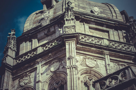 Toledo Cathedral facade, spanish church