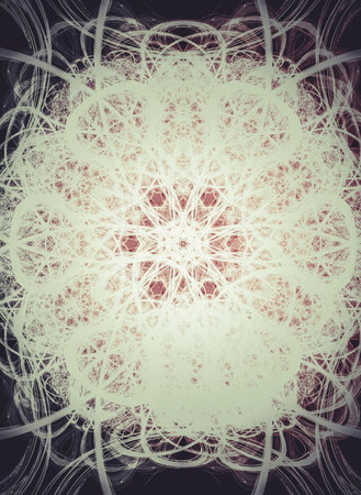 Star. Creative design background, fractal styles with color design of dreamy forms imagination and...