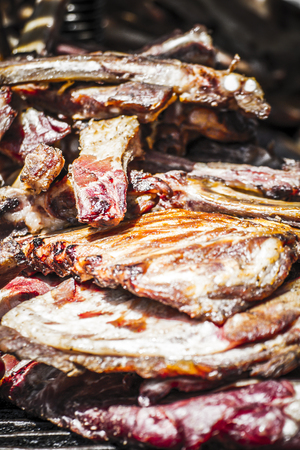 artisan food stallsの写真素材